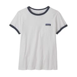 Patagonia P-6 Label Organic Ringer T-shirt, Dame 5 Patagonia P-6 Label Organic Ringer T-shirt, Dame -Columbia butik 511909 Patagonia W P 6 Label Organic Ringer Tee 37577 WHI