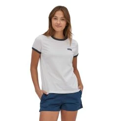 Patagonia P-6 Label Organic Ringer T-shirt, Dame