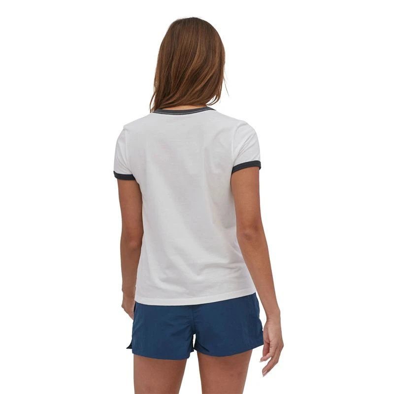 Patagonia P-6 Label Organic Ringer T-shirt, Dame 2 Patagonia P-6 Label Organic Ringer T-shirt, Dame - Billede 2