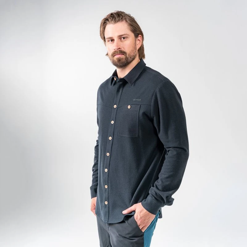 Devold Keipen Merino Uldskjorte, Herre 2 Devold Keipen Merino Uldskjorte, Herre - Billede 2