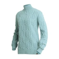 Asivik Tannis Wool Kabelstrikket Sweater, Dame