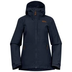 Bergans Nordmarka Leaf Light Wind Jakke, Dame -Columbia butik 512914 Begrans W Nordmarka leaf light wind jacket 1929 Navy