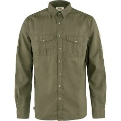 FJÄLLRÄVEN Fjällräven Övik Travel Skjorte LS, Herre -Columbia butik 512968 Fjaellraeven M Ovik travel shirt LS 87208 620
