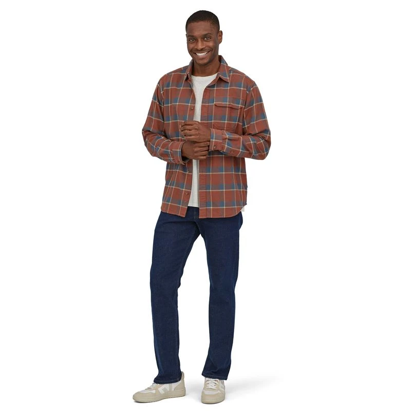 Patagonia Cotton In Conversion LW Fjord Flannel Skjorte, Herre