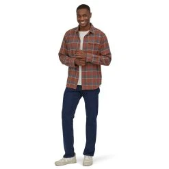 Patagonia Cotton In Conversion LW Fjord Flannel Skjorte, Herre