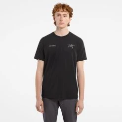 Arc'teryx Captive Split T-Shirt, Herre -Columbia butik 513148 Arcteryx M Captive Split SS T Shirt 30228 Black 1