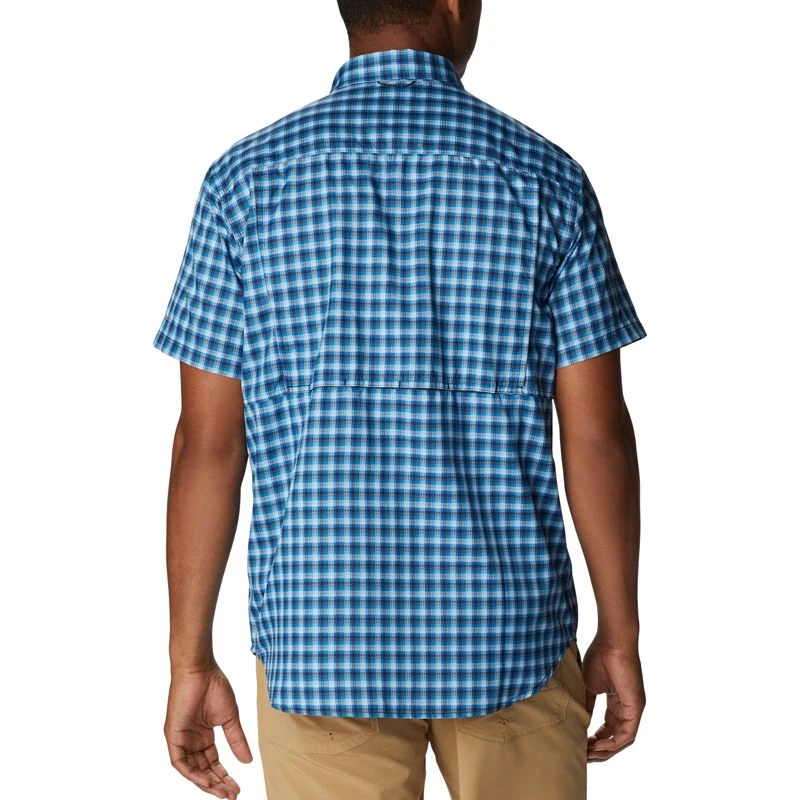 Columbia Silver Ridge Utility Skjorte SS, Herre Collegiate Navy Plaid 4 Columbia Silver Ridge Utility Skjorte SS, Herre Collegiate Navy Plaid - Billede 4