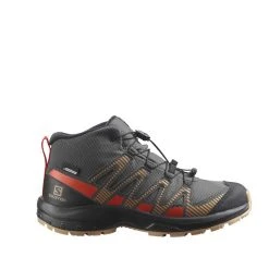 Salomon Youth XA Pro V8 Mid CSWP Vandrestøvle, Junior -Columbia butik 513408 Salomon Y XA Pro V8 Mid CSWP L41728500