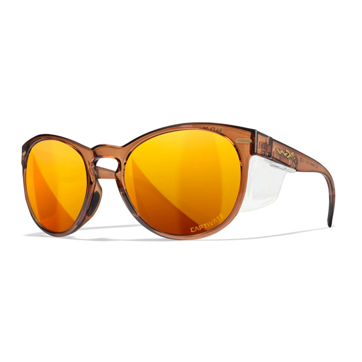 Wiley X Wiley WX Covert Solbrille, Captivate Polaroid Glas, Transparent Brun Stel, Dame 1 Wiley X Wiley WX Covert Solbrille, Captivate Polaroid Glas, Transparent Brun Stel, Dame