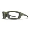 Wiley X Wiley WX Grid Solbrille, Captivate Polaroid Glas, Mat Army Grønt Stel, Herre