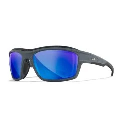 Wiley X Wiley WX Ozone, Captivate Polaroid Glas, Mat Grå Stel, Unisex -Columbia butik 514395 Wiley X Ozone Captivate solbriller CCOZN09