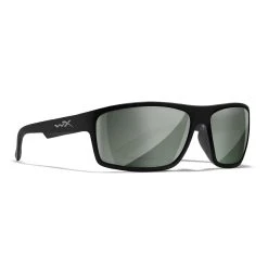 Wiley X Wiley WX Peak Solbrille, Sølv Glas, Mat Sort Stel, Unisex -Columbia butik 514397 Wiley X Peak solbriller nr ACPEA06 2